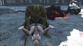 Fallout 4 Katsu sex adventure chap.7 Supermutant anal