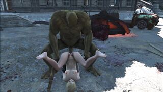 Fallout 4 Katsu sex adventure chap.7 Supermutant anal