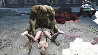 Fallout 4 Katsu sex adventure chap.7 Supermutant anal