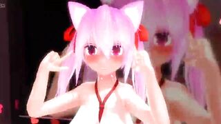 MMD large breasts appeal to dance