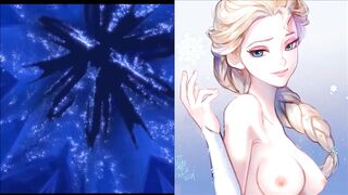 SekushiLover - DIsney Elsa vs Naked Elsa