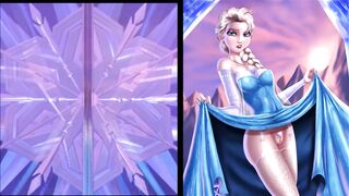 SekushiLover - DIsney Elsa vs Naked Elsa