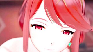 Xenoblade With Pyra Mythra And Pneuma