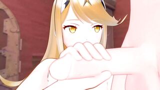 Xenoblade With Pyra Mythra And Pneuma