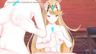 Xenoblade With Pyra Mythra And Pneuma