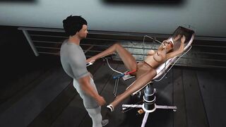 Nurse, Gyno Chair, Dildo Machine