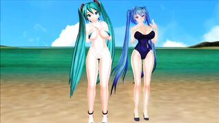 Persecution Complex Cellphone Girl Miku DT and Miku HK