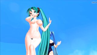 Persecution Complex Cellphone Girl Miku DT and Miku HK