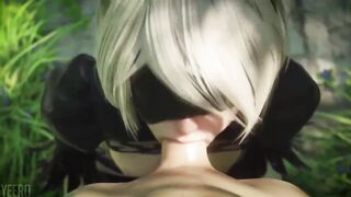 NIER AUTOMATA - 2B BLOWJOB