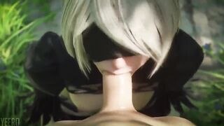 NIER AUTOMATA - 2B BLOWJOB