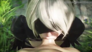 NIER AUTOMATA - 2B BLOWJOB