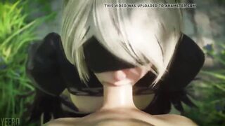 NIER AUTOMATA - 2B BLOWJOB