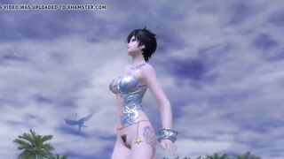 aion dance at the beach
