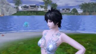 aion dance at the beach