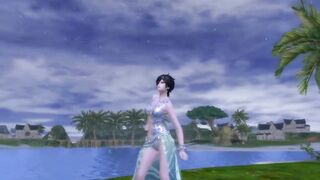 aion dance at the beach