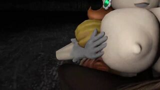 Princess Daisy Titjob 3D