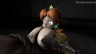Princess Daisy Titjob 3D