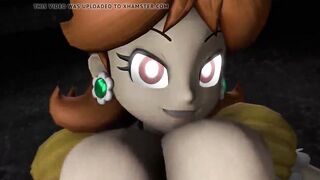 Princess Daisy Titjob 3D