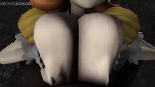 Princess Daisy Titjob 3D
