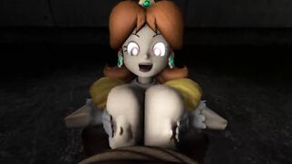 Princess Daisy Titjob 3D