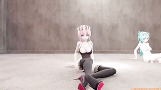 MMD Luka and miku - Chocolate Cream