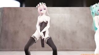 MMD Luka and miku - Chocolate Cream