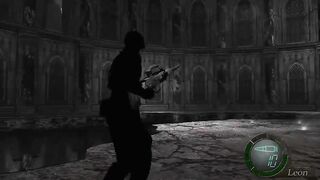 Resident evil 4-Glitch WHAT! happen to you Leon