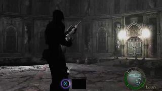 Resident evil 4-Glitch WHAT! happen to you Leon