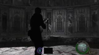 Resident evil 4-Glitch WHAT! happen to you Leon