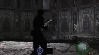 Resident evil 4-Glitch WHAT! happen to you Leon