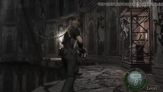 Resident evil 4-Glitch WHAT! happen to you Leon