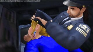 Big Ass Police Woman Fucked in Police Car