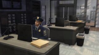 Big Ass Police Woman Fucked in Police Car