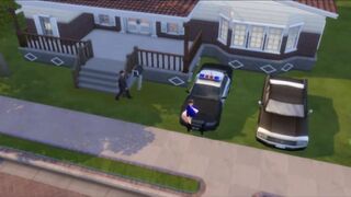 Big Ass Police Woman Fucked in Police Car