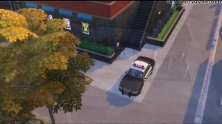 Big Ass Police Woman Fucked in Police Car