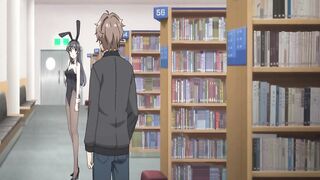 Hentai BunnyGirl in Library
