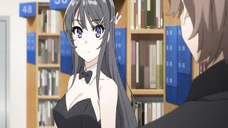 Hentai BunnyGirl in Library