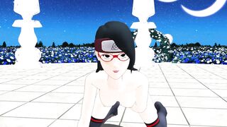 Sarada Alone - MMD R-18 Naruto