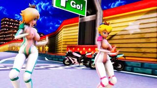 MMD R-18 Peach & Rosalina Mario 3D Hentai MV