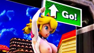 MMD R-18 Peach & Rosalina Mario 3D Hentai MV