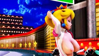 MMD R-18 Peach & Rosalina Mario 3D Hentai MV