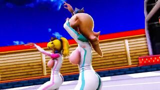 MMD R-18 Peach & Rosalina Mario 3D Hentai MV