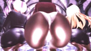 MMD Hentai ass shaking