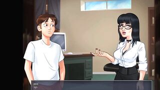 School Girl Getting Fucked In the Library