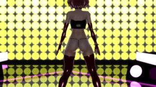 MMD Horny anime girl sexy dancing and gets fucked