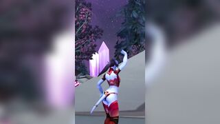 Draenei Female sexy dance (World of Warcraft)