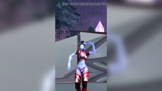 Draenei Female sexy dance (World of Warcraft)
