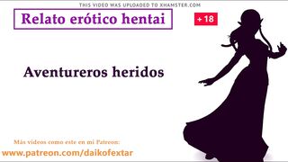 Zelda cuida de Link, relato hentai en espanol. Ella acaba ay