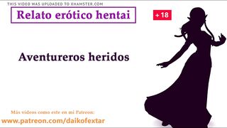 Zelda cuida de Link, relato hentai en espanol. Ella acaba ay