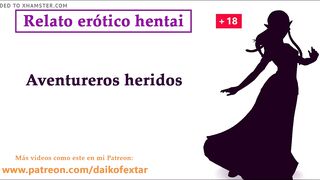 Zelda cuida de Link, relato hentai en espanol. Ella acaba ay